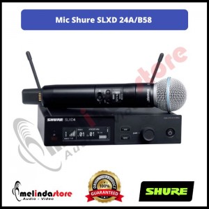 Microphone Wireless Shure SLXD24A/B58 | Wireless Mic Shure Single Handheld